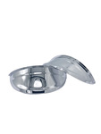  Parts -  Headlight Visor -7" Chrome Plated Covers Top Of The Headlight