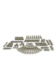 Ford Parts -  Engine Bolt Kit - Ford 289, 302 With Standard Exhaust - Hex Bolts, Polished Stainless