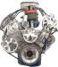 Ford Parts -  Billet Aluminum Pulley Serpentine System. Tru Trac, Ford Sb, 289, 302, 351w. Power Steering, No A/C