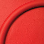  Parts -  Steering Wheel Half Wrap For Billet Wheel -14" Red Leather