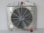  Parts -  Radiator (Aluminum) 6 Cyl / V8, Large Dual Core With Trans Cooler, Shroud And 2600 Cfm 16'' Fan