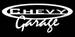  Parts -  Sign, "Chevy Garage" Wall Sign -Laser Cut Polished Stainless Steel. 32" X 13"