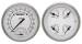  Parts -  Instrument Gauges - Speedtachular Speedo Tach Combo With Quad Gauge - Classic White Series With Flat Lens 12v