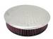  Parts -  Air Cleaner, Polished Aluminum 14" X 3" Round -Ball Milled, Washable Element and Dominator Base