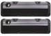 Ford Parts -  Valve Covers - Ford 351 Cleveland, Finned Black Aluminum, Tall