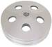 Chevrolet Parts -  Power Steering Pulley, Satin Aluminum,  Early GM Double Groove 