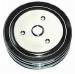 Chevrolet Parts -  Chevrolet Crank Shaft Pulley, Chrome - Triple Groove -Short Water Pump, Small Block Chevy 283-350