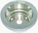 Chevrolet Parts -  Chevrolet Crank Shaft Pulley - Polished Aluminum -Small Block Chevy, Single Groove (Long Water Pump)