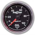  Parts -  Instrument Gauges - Auto Meter Sport Comp II 2-1/16" Oil Pressure Gauge. Electric 0-100 Psi, Full Sweep
