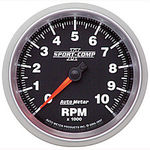  Parts -  Instrument Gauges - Auto Meter Sport Comp II 3-3/8" Tachometer. 0-10,000 Rpm