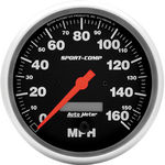  Parts -  Instrument Gauges - Auto Meter Sport Comp Series 5" 0-160 Mhp Electronic/ Programmable Speedometer