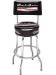  Parts -  Bar Stool With Bel Air Logo -Swivel With Backrest