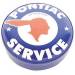  Parts -  Bar Stool With Pontiac Service Logo -Swivel