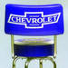  Parts -  Bar Stool With Chevrolet Service Logo -Swivel With Backrest