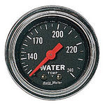  Parts -  Instrument Gauges - Auto Meter Traditional Chrome Series 2-1/16" Temp Gauge. Mechanical 120-240 Deg., Full Sweep (6 Ft. Tubing)